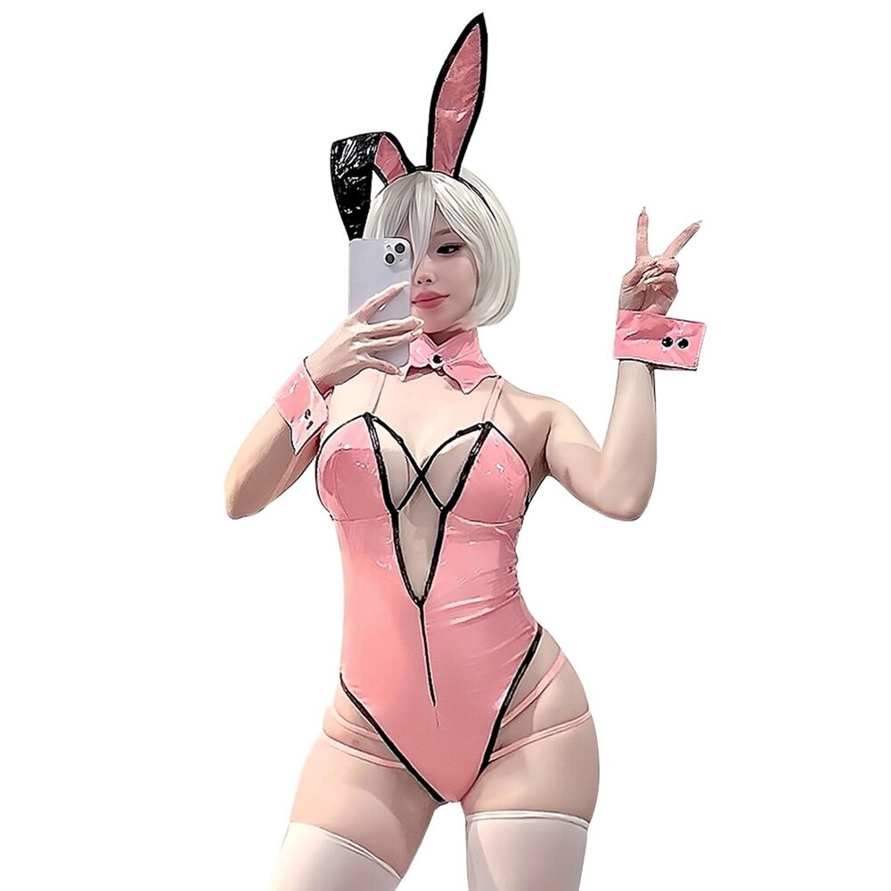 2665 Bunny Girl Cosplay Anime Bunny Suit Cosplay Ideal for Halloween